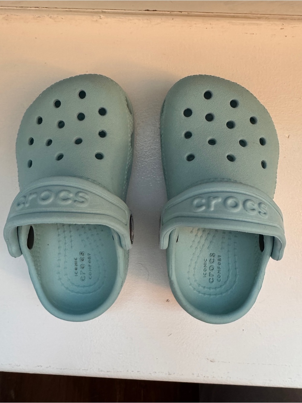 CROCS Kids Classic Clog in Mint Blue